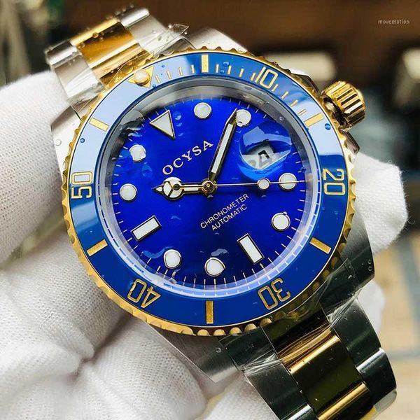 ocysa mechanical automatic men watch gold relogio masculino reloj ceramic bezel sport mens watches wristwatch1, Slivery;brown
ocysa mechanical automatic men watch gold relogio masculino reloj ceramic bezel sport mens watches wristwatch1, Slivery;brown
