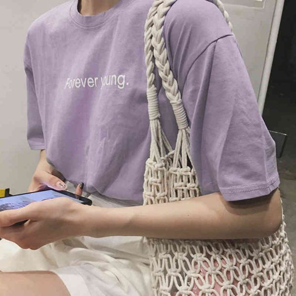 women letter kind t-shirt purple o neck short sleeve cotton polyester t shirts female tee shirt fashion top, White
women letter kind t-shirt purple o neck short sleeve cotton polyester t shirts female tee shirt fashion top, White