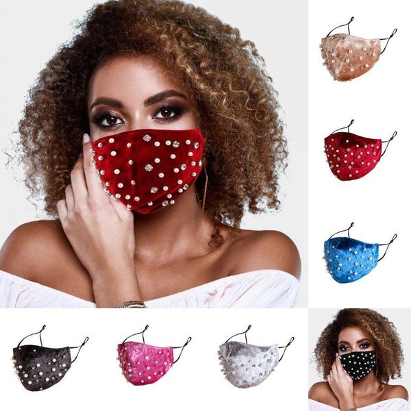 мода женщины велоспорт маски дизайнер rhinestone pearls маска зима теплая velvet mouth пылезащитный чехол haze для предотвращения загрязнени, Black
мода женщины велоспорт маски дизайнер rhinestone pearls маска зима теплая velvet mouth пылезащитный чехол haze для предотвращения загрязнени, Black