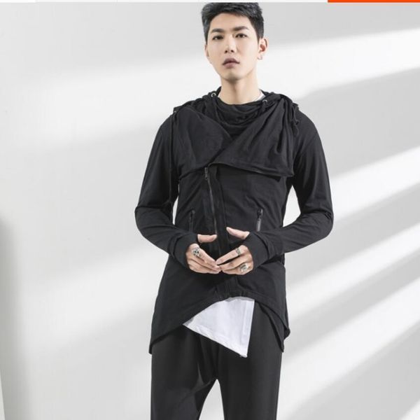 2020 tidal s-5xl new mark male hoodies personality version diagonal asymmetric zipper with hoodie lapel shirts rqlv, Black
2020 tidal s-5xl new mark male hoodies personality version diagonal asymmetric zipper with hoodie lapel shirts rqlv, Black