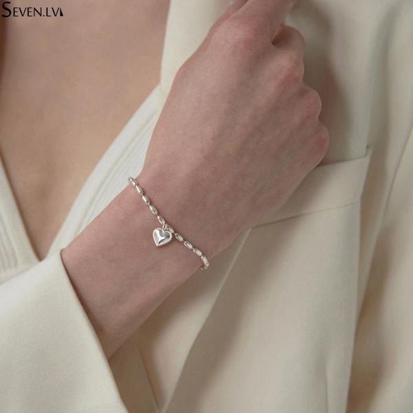 charm bracelets 2021 love heart metal pendant bracelet fashion jewelry steel color chain elegant gift wholesale for women, Golden;silver
charm bracelets 2021 love heart metal pendant bracelet fashion jewelry steel color chain elegant gift wholesale for women, Golden;silver