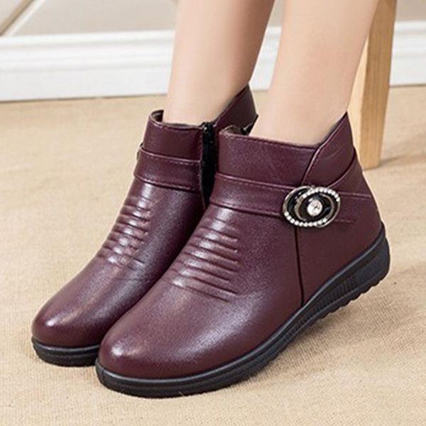 women ankle boots pu leather ladies wedge platform soft short boot female solid slip on shoes comfortable style, Black
women ankle boots pu leather ladies wedge platform soft short boot female solid slip on shoes comfortable style, Black