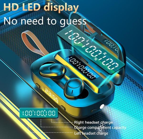 tws m13 bluetooth 5.0 earphone stereo headphones sports waterproof wireless earphones touch earbuds with flashlight clock
tws m13 bluetooth 5.0 earphone stereo headphones sports waterproof wireless earphones touch earbuds with flashlight clock