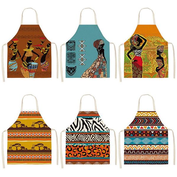 African style Kitchen Aprons for Women Cotton Linen Pinafore Bibs Household Cleaning Home Cooking Apron 53*65cm WQL0196
African style Kitchen Aprons for Women Cotton Linen Pinafore Bibs Household Cleaning Home Cooking Apron 53*65cm WQL0196