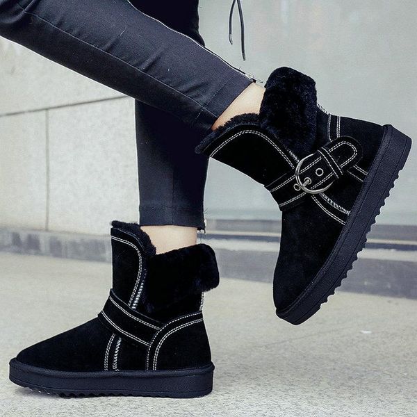 eshtonshero shoes women snow boots plush low heels winter warm keep warm round toe grey ladies motorcycle ankle boots size 3-12, Black
eshtonshero shoes women snow boots plush low heels winter warm keep warm round toe grey ladies motorcycle ankle boots size 3-12, Black