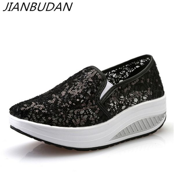 jianbudan 2020 summer new sequins net yarn shoes breathable swing shoes women's platform wedge sandals casual woman pumps 35-40 1007, Black;white
jianbudan 2020 summer new sequins net yarn shoes breathable swing shoes women's platform wedge sandals casual woman pumps 35-40 1007, Black;white