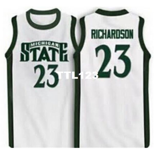 age men #23 jason richardson michigan state college jersey size s-4xl or custom any name or number jersey, Black
age men #23 jason richardson michigan state college jersey size s-4xl or custom any name or number jersey, Black
