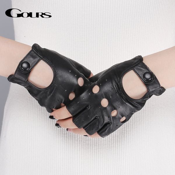 gours spring women' genuine leather gloves driving unlined goatskin fingerless gloves fingerless gym fitness gloves gsl061 201104, Blue;gray
gours spring women' genuine leather gloves driving unlined goatskin fingerless gloves fingerless gym fitness gloves gsl061 201104, Blue;gray