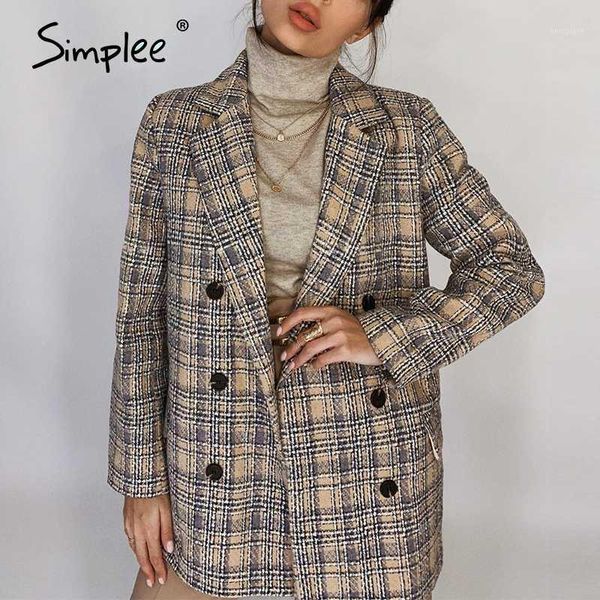 simplee elegant autumn winter plaid women blazer coat causal long sleeve tweed coat short office ladies pocket women suit blazer1, White;black
simplee elegant autumn winter plaid women blazer coat causal long sleeve tweed coat short office ladies pocket women suit blazer1, White;black