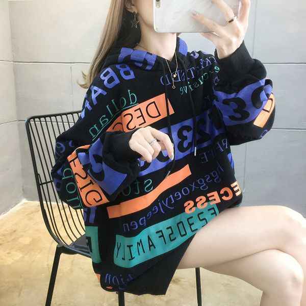 new ladies long sleeve o-neck pullover hoodies sweater luxury womens sweatshirts jumper hooded pullove womens hoodies size m-2xl, Black
new ladies long sleeve o-neck pullover hoodies sweater luxury womens sweatshirts jumper hooded pullove womens hoodies size m-2xl, Black