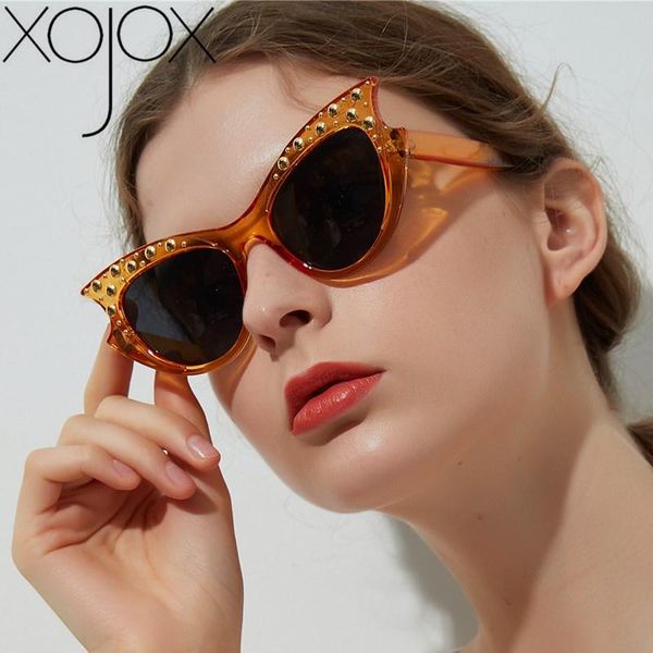 sunglasses xojox cat eye studded for women fashion oversized frame sun glasses uv400 eyeglasses men gafas de sol, White;black
sunglasses xojox cat eye studded for women fashion oversized frame sun glasses uv400 eyeglasses men gafas de sol, White;black