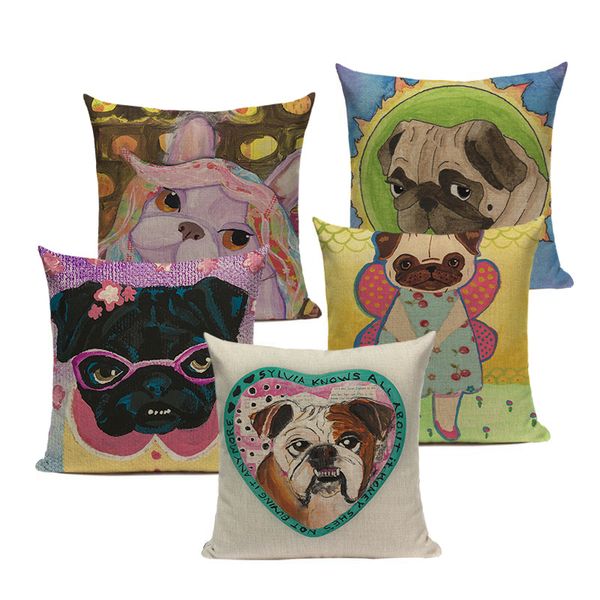 animal dog cover cushion cute pug home car decorative cushion covers square print linen pillow cover custom throw pillows
animal dog cover cushion cute pug home car decorative cushion covers square print linen pillow cover custom throw pillows