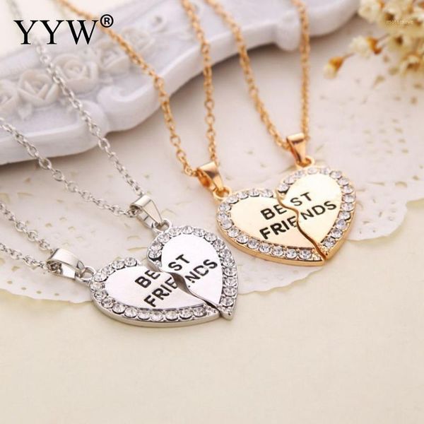 pendant necklaces trendy puzzle friendship necklace sliver gold color with charming chain heart love letter for woman girls1, Silver
pendant necklaces trendy puzzle friendship necklace sliver gold color with charming chain heart love letter for woman girls1, Silver