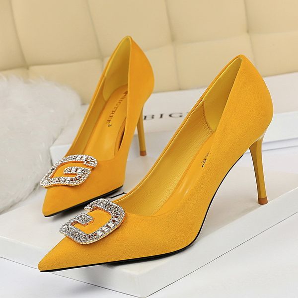2021 new version fashion banquet of women thin-heeled mouth high-heeled metal buckle water-drilling shoes hisb, Black
2021 new version fashion banquet of women thin-heeled mouth high-heeled metal buckle water-drilling shoes hisb, Black