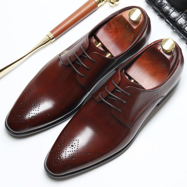 summer designer man formal dress shoes genuine leather carved wedding oxfords round toe derby men's brogue banquet flats ss233, Black
summer designer man formal dress shoes genuine leather carved wedding oxfords round toe derby men's brogue banquet flats ss233, Black