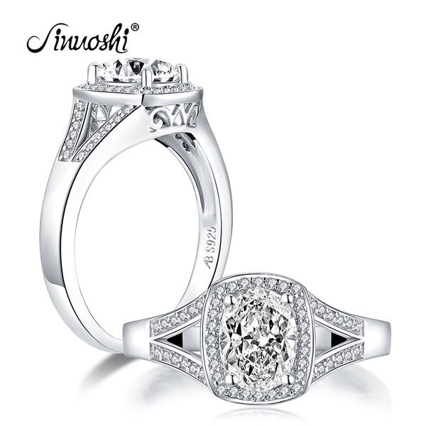 ainuoshi trendy 925 sterling silver 1.25 ct oval cut halo rings engagement simulated diamond wedding silver rings jewelry gifts y200107, Slivery;golden
ainuoshi trendy 925 sterling silver 1.25 ct oval cut halo rings engagement simulated diamond wedding silver rings jewelry gifts y200107, Slivery;golden