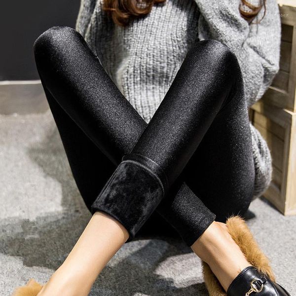 women's pants & capris -3xl autumn and winter plus velvet thick trousers ladies korean version large size slim thin warm feet shiny pa, Black;white
women's pants & capris -3xl autumn and winter plus velvet thick trousers ladies korean version large size slim thin warm feet shiny pa, Black;white