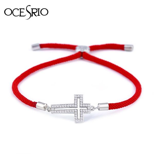 anklets ocesrio fashion cubic zirconia silver color cross bracelet women red thread charm adjustable armbanden voor brt-a65, Red;blue
anklets ocesrio fashion cubic zirconia silver color cross bracelet women red thread charm adjustable armbanden voor brt-a65, Red;blue