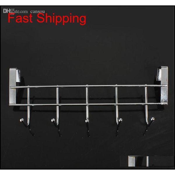 wholesale-5 hooks stainless steel over door home bathroom kitchen coat towel loop hanger rack h qylexh dh_seller2010
wholesale-5 hooks stainless steel over door home bathroom kitchen coat towel loop hanger rack h qylexh dh_seller2010