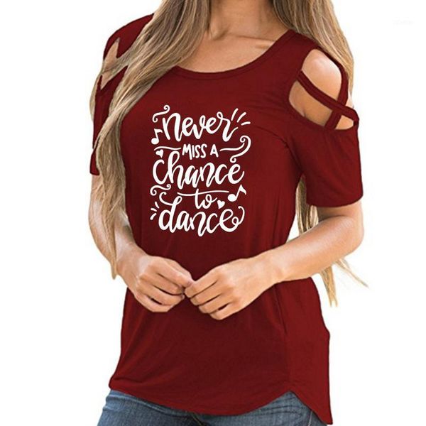 never miss a chance to dance letter print shirt harajuku dancer lover off shoulder christmas t-shirt women hollow femme shirts1, White
never miss a chance to dance letter print shirt harajuku dancer lover off shoulder christmas t-shirt women hollow femme shirts1, White