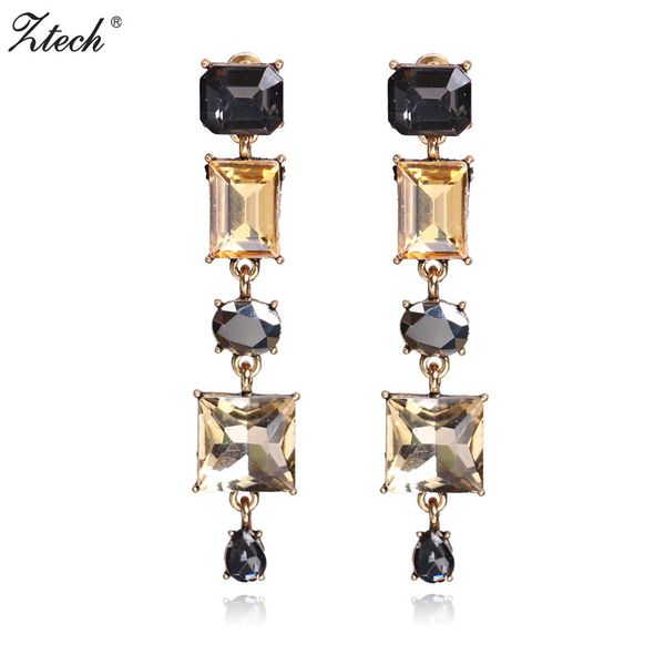 dangle & chandelier ztech luxury rhinestones tassel earrings women weding jewelry statement crystal drop big bohemia brincos pendientes, Silver
dangle & chandelier ztech luxury rhinestones tassel earrings women weding jewelry statement crystal drop big bohemia brincos pendientes, Silver