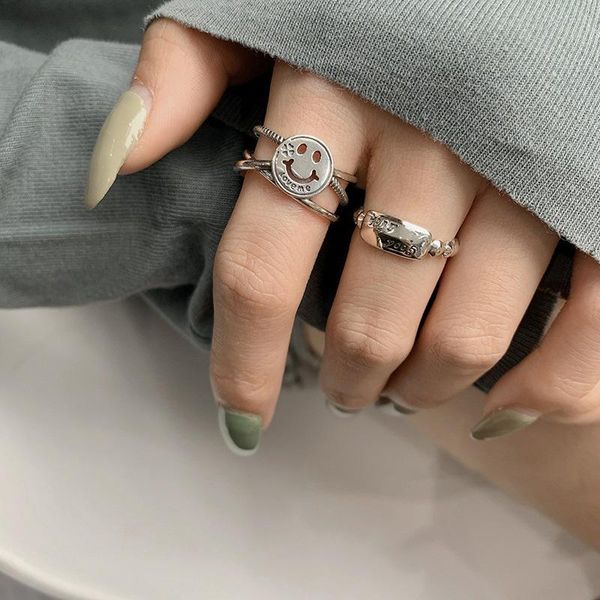 women ring smiling face rings for woman wedding couples cute fashion jewellery metal korean silver color good luck pierscionki, Golden;silver
women ring smiling face rings for woman wedding couples cute fashion jewellery metal korean silver color good luck pierscionki, Golden;silver