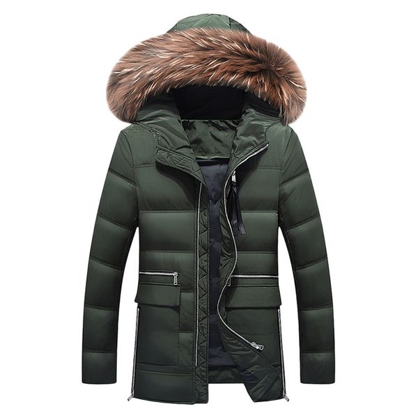2020 new winter jacket men big real fur collar hooded duck down jacket thick down jacket men warm coat 2xl 3xl, Black;brown
2020 new winter jacket men big real fur collar hooded duck down jacket thick down jacket men warm coat 2xl 3xl, Black;brown