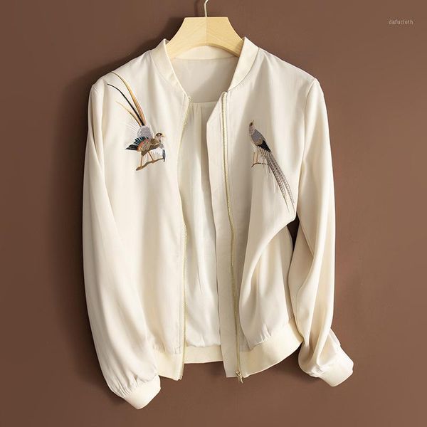 2020 spring new women jacket vintage embroidery short coat casual bomber jackets women baseball jacket outwear1, Black;brown
2020 spring new women jacket vintage embroidery short coat casual bomber jackets women baseball jacket outwear1, Black;brown