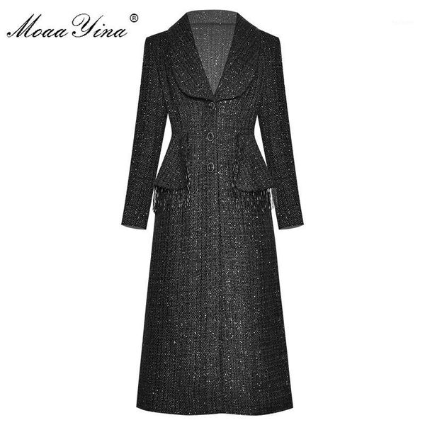 moaayina fashion designer woolen cloth windbreaker overcoat autumn women single-breasted long sleeve beaded overcoat1, Tan;black
moaayina fashion designer woolen cloth windbreaker overcoat autumn women single-breasted long sleeve beaded overcoat1, Tan;black