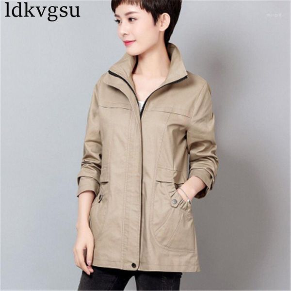 fashion spring autumn short jackets mothers casual plus size ladies windbreaker coats 2020 new middle-aged women's clothing n4011, Tan;black
fashion spring autumn short jackets mothers casual plus size ladies windbreaker coats 2020 new middle-aged women's clothing n4011, Tan;black
