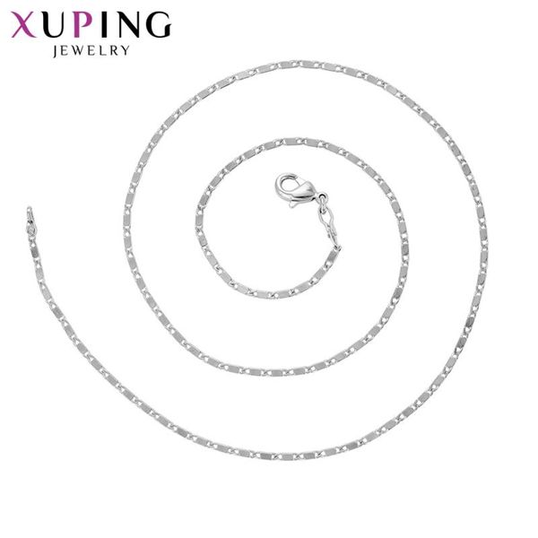 xuping fashion romentic style rhodium color plated necklace elegant jewelry for women christmas gifts 45141, Silver
xuping fashion romentic style rhodium color plated necklace elegant jewelry for women christmas gifts 45141, Silver