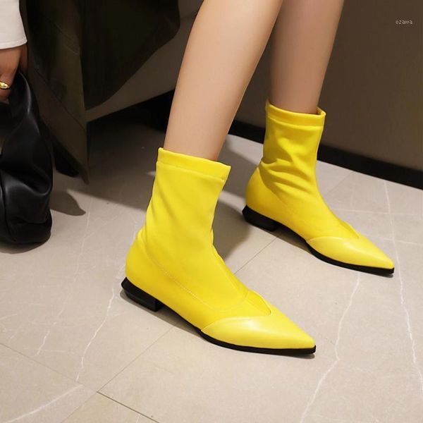 boots ankle boot heel pu splice pointed low-heel fashionable elastic autumn and winter women's boots1, Black
boots ankle boot heel pu splice pointed low-heel fashionable elastic autumn and winter women's boots1, Black