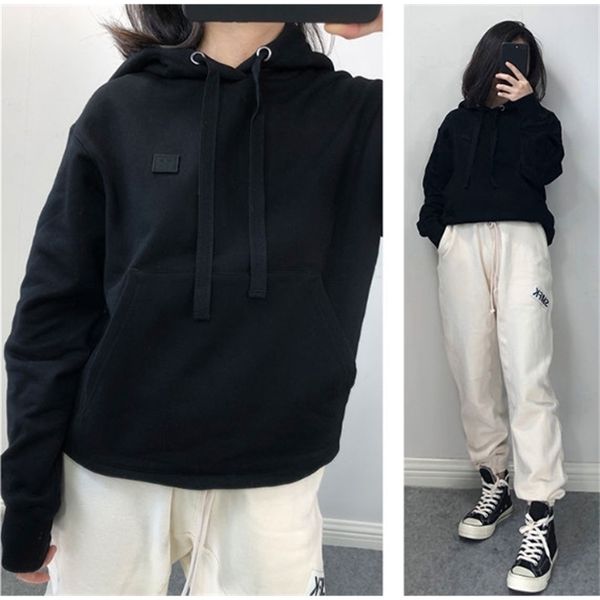 woman casual loose hoodie plus velvet pullover lady solid color sweatshirt y200915, Black
woman casual loose hoodie plus velvet pullover lady solid color sweatshirt y200915, Black