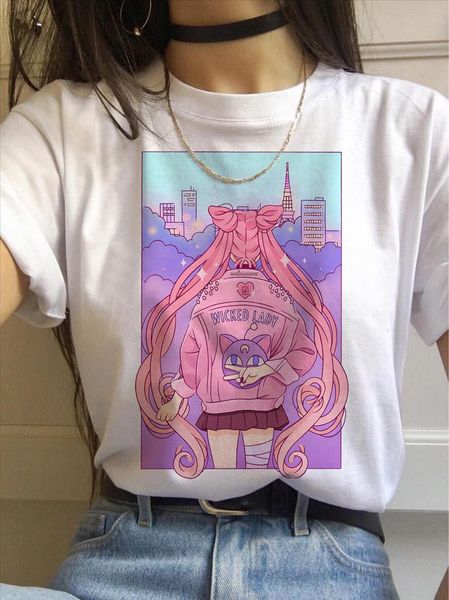 multiple sailor moon graphic tees women t shirt harajuku for korean women funny tees tshirt ulzzang female clothing, White
multiple sailor moon graphic tees women t shirt harajuku for korean women funny tees tshirt ulzzang female clothing, White