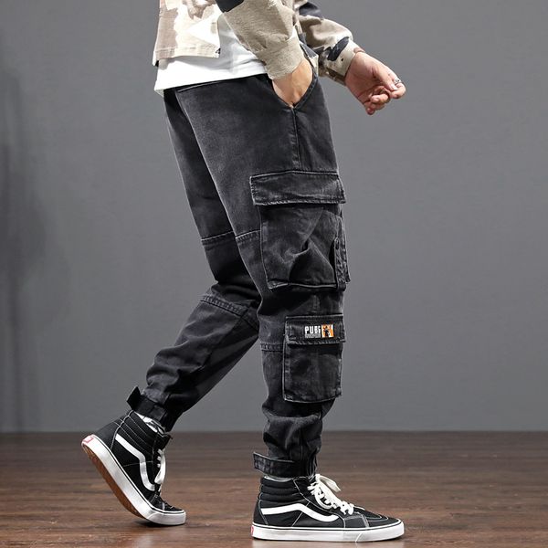 2021 new fashion streetwear men's breech breeches black-gray adjustment multi-pocket cargo bx8x, Blue
2021 new fashion streetwear men's breech breeches black-gray adjustment multi-pocket cargo bx8x, Blue
