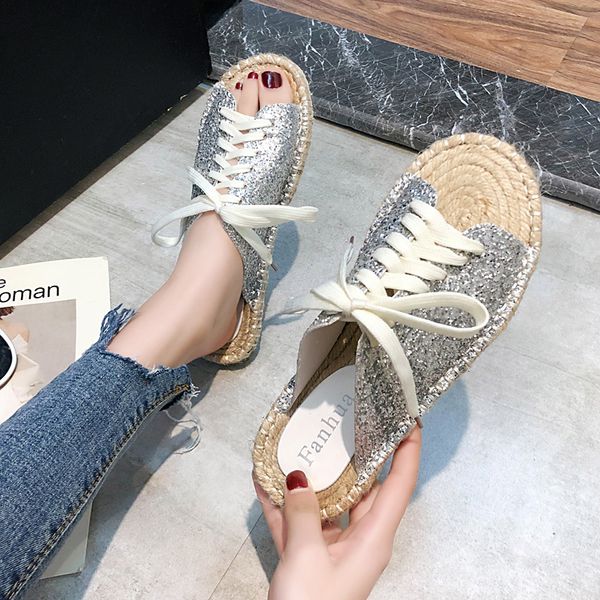 wear slippers female spring/summer 2020 new joker chic sandals women flat shoes, leisure shoes with straw fishermen x1020, Black
wear slippers female spring/summer 2020 new joker chic sandals women flat shoes, leisure shoes with straw fishermen x1020, Black
