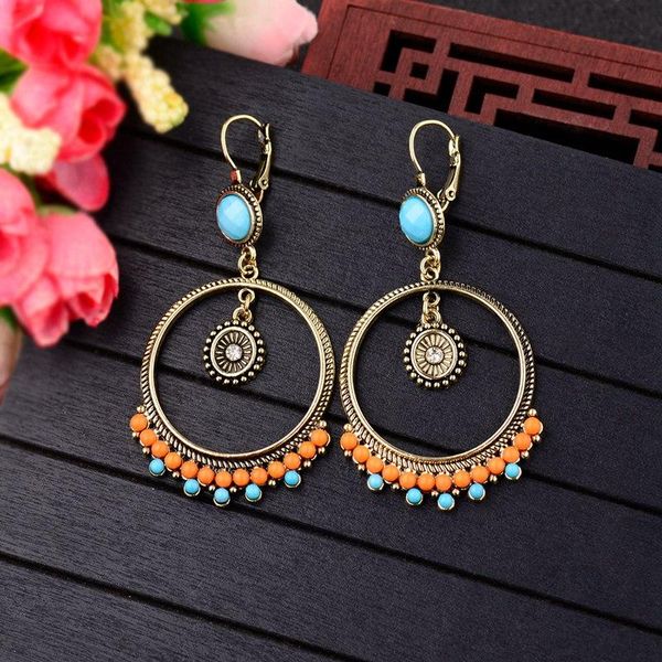 dangle & chandelier anqi jewelry big round circle drop earrings 2021 design bohemian colorful resin beads earring for women, Silver
dangle & chandelier anqi jewelry big round circle drop earrings 2021 design bohemian colorful resin beads earring for women, Silver
