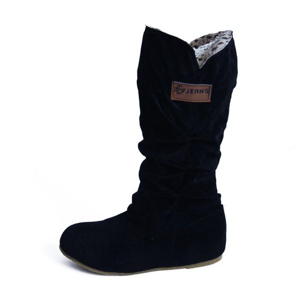 boots sagace shoes women pointed toe pure color high-heeled suede mid tube for, Black
boots sagace shoes women pointed toe pure color high-heeled suede mid tube for, Black