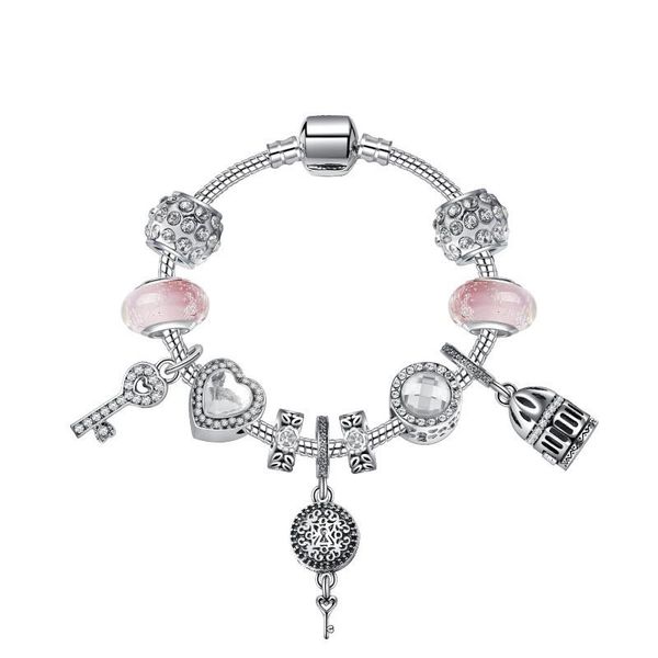 murano glass charm bracelets bead christmas pink bubble beads cz crystal charms dangle for women original diy jewelry style fit pandora, Black
murano glass charm bracelets bead christmas pink bubble beads cz crystal charms dangle for women original diy jewelry style fit pandora, Black