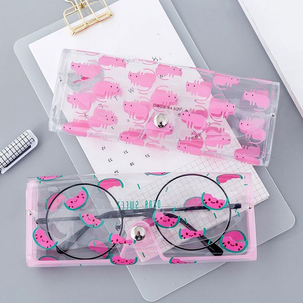 case cartoon holder 2020 cover transparent glasses print eyeglasses storage box clear pvc sunglasses pouch bag
case cartoon holder 2020 cover transparent glasses print eyeglasses storage box clear pvc sunglasses pouch bag