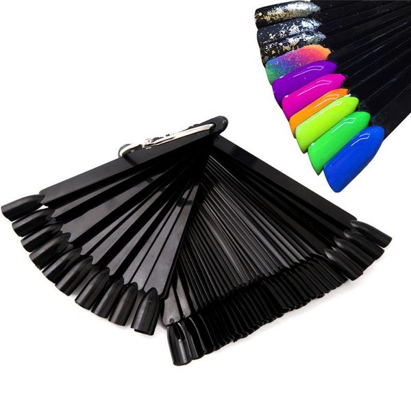 false nails 1 set nail tips fan shaped showing black palette color card display practice training polish uv gel, Red;gold
false nails 1 set nail tips fan shaped showing black palette color card display practice training polish uv gel, Red;gold
