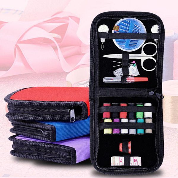 24 set sewing kit for traveler diy sewing supplies organizer filled with scissors thimble thread needles tape measureaa1, Black
24 set sewing kit for traveler diy sewing supplies organizer filled with scissors thimble thread needles tape measureaa1, Black