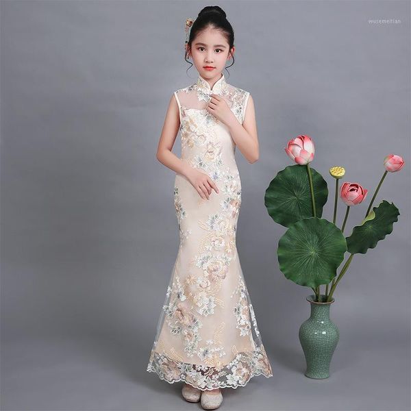 tick tok girl's cheongsam summer long split chinese tang style princess dress lace host zither show performance clothes1 dresses, Red;yellow
tick tok girl's cheongsam summer long split chinese tang style princess dress lace host zither show performance clothes1 dresses, Red;yellow