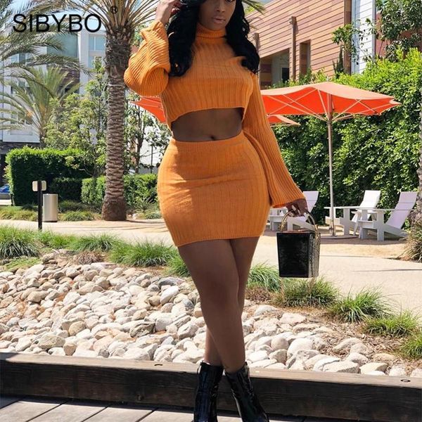 sibybo flare sleeve knitted crop and skirt set autumn turtleneck long sleeve two piece set women casual ladies 20181, Gray
sibybo flare sleeve knitted crop and skirt set autumn turtleneck long sleeve two piece set women casual ladies 20181, Gray