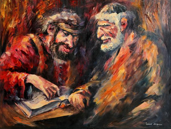 leonid afremov two men studying the torah home decor handpainted &hd print oil painting on canvas wall art canvas pictures 201007
leonid afremov two men studying the torah home decor handpainted &hd print oil painting on canvas wall art canvas pictures 201007