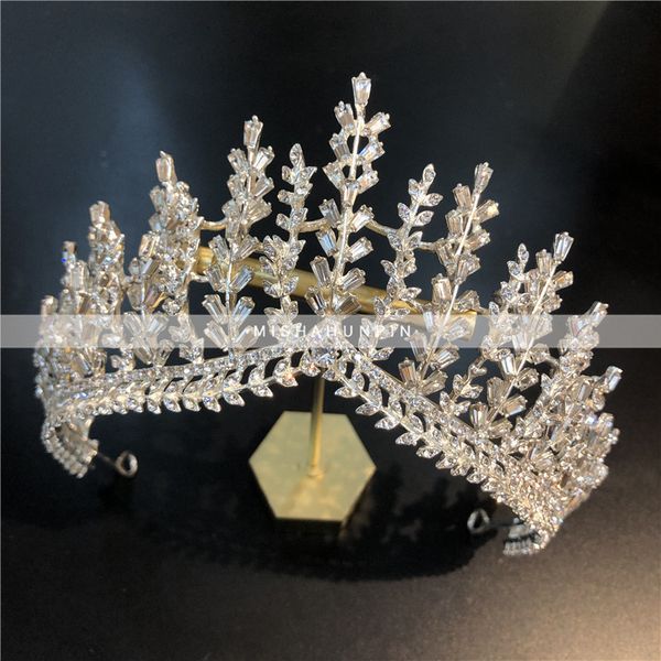 headdress luxurious atmosphere shining diamond crown bridal korean sweet princess hair wedding dress accessories, Silver
headdress luxurious atmosphere shining diamond crown bridal korean sweet princess hair wedding dress accessories, Silver
