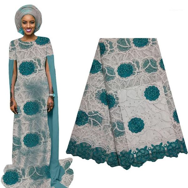 latest african lace fabric 2020 french mesh lace fabric with beads nigerian tulle for woman dress1, Pink;blue
latest african lace fabric 2020 french mesh lace fabric with beads nigerian tulle for woman dress1, Pink;blue