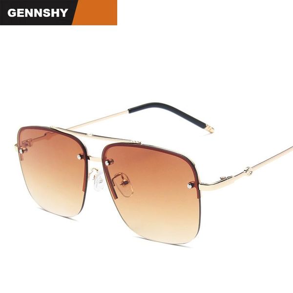 sunglasses 2021 est europe and america metal men big square rimless lady over size gradient brown ocean lenses, White;black
sunglasses 2021 est europe and america metal men big square rimless lady over size gradient brown ocean lenses, White;black
