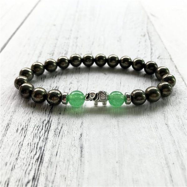fashion bracelets pyrite bracelet green aventurine elephant bracelet round beads wrist yoga mala bracelets gift for men1, Black
fashion bracelets pyrite bracelet green aventurine elephant bracelet round beads wrist yoga mala bracelets gift for men1, Black
