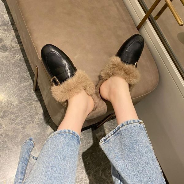 female shoes low slippers casual slides cover toe mules for women 2020 fur flip flops new luxury flat plush rubber basic hoof, Black
female shoes low slippers casual slides cover toe mules for women 2020 fur flip flops new luxury flat plush rubber basic hoof, Black